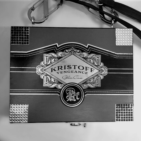 Suenos de Saundra Upcycled Collection, EXTREMELY RARE KRISTOFF Cigar Box, Purse - Picture 8 of 12